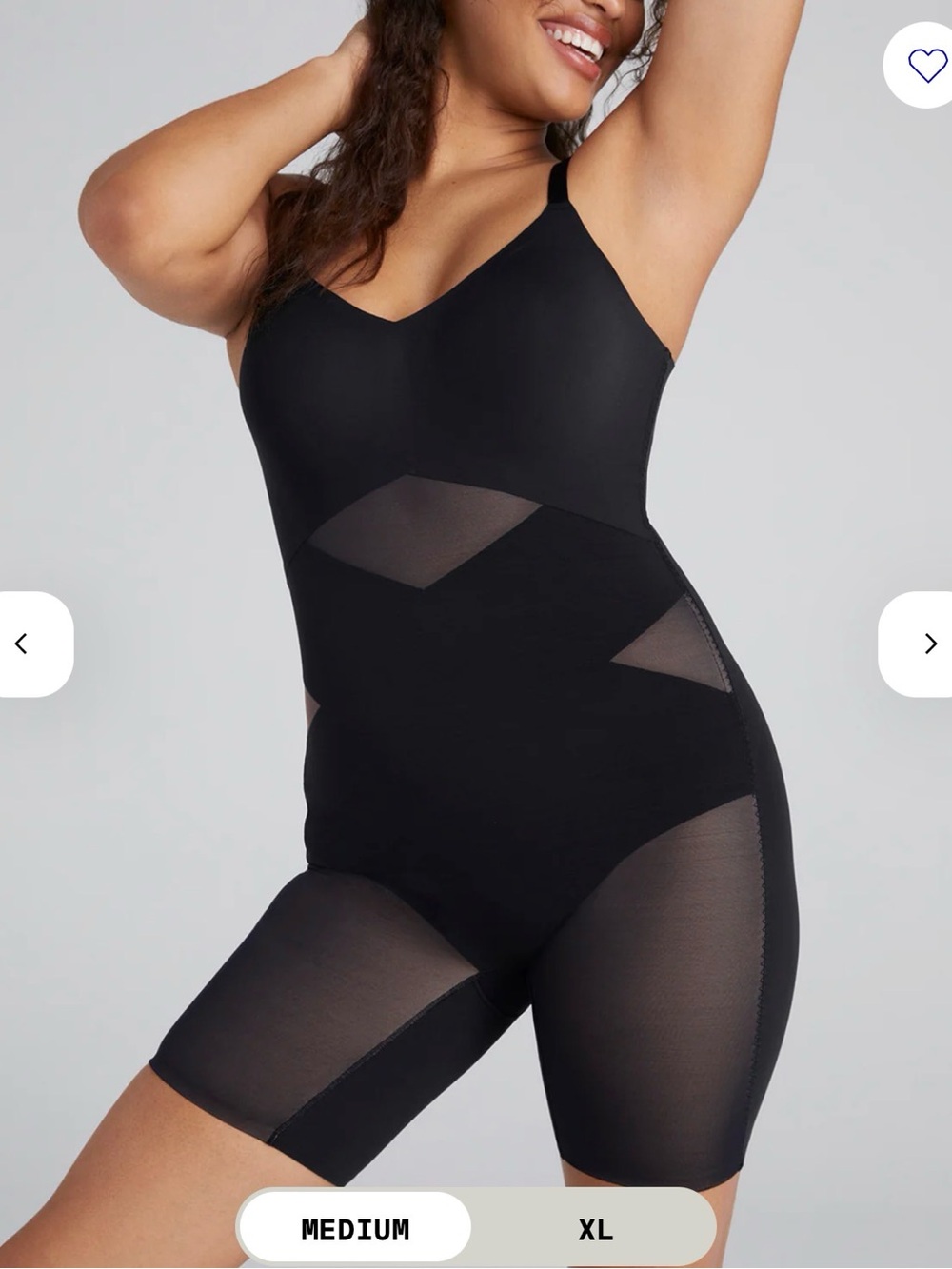 HONEYLOVE Mid-Thigh Body Suit size 2x